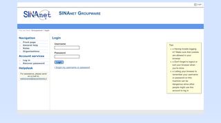 
                            9. Login - SINAnet Groupware
