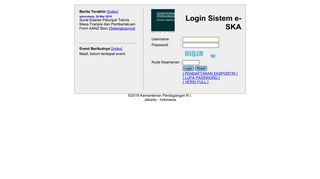 
                            2. Login Sistem e-SKA