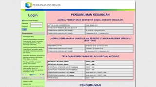 
                            1. Login - Sistem Informasi Akademik ABFI Institute Perbanas