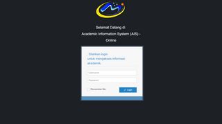 
                            6. Login - Sistem Informasi Akademik Online - STMIK Bandung