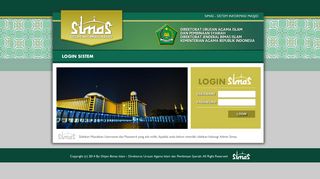 
                            5. Login :: Sistem Informasi Masjid Seluruh Indonesia