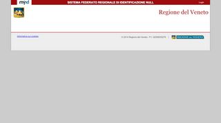 
                            2. Login - Sistema Federato Regionale di Identificazione - Regione Veneto