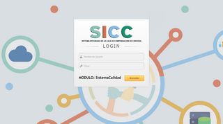 
                            3. Login - Sistema SICC