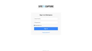 
                            12. Login - SiteCapture