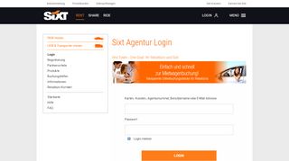 
                            8. Login - Sixt