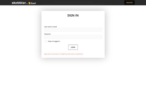 
                            4. Login - Skobbler