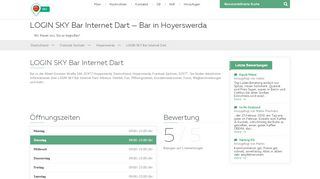 
                            5. LOGIN SKY Bar Internet Dart — Bar in Hoyerswerda, Albert-Einstein ...