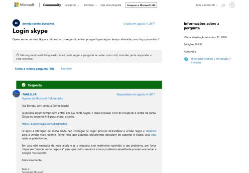 
                            5. Login skype - Microsoft Community