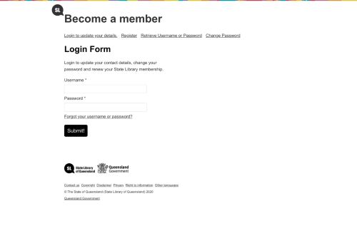 
                            1. Login - SLQ Membership - State Library of Queensland