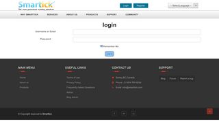 
                            5. login – SmartTick