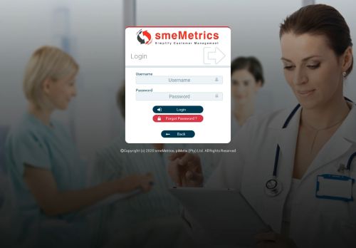 
                            4. Login - smeMetrics