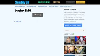 
                            2. Login-SMG – SeeMyGF – Ex GF Porn Pics & Videos!