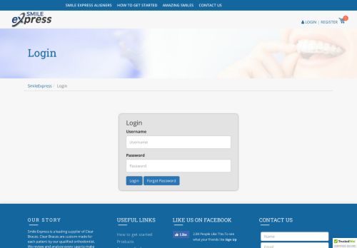 
                            6. Login - SmileExpress