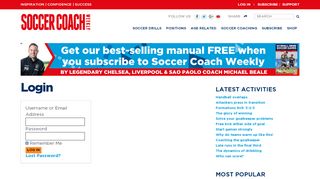 
                            9. Login | Soccer Coach Weekly