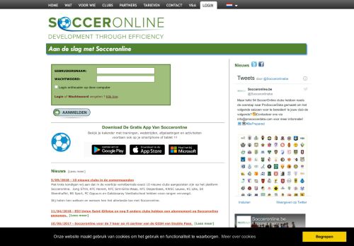 
                            1. Login - Socceronline