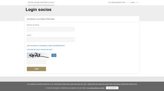 
                            7. Login socios - Real Madrid CF