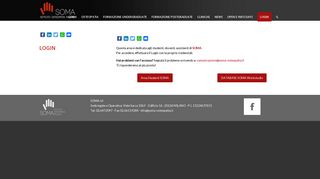 
                            9. Login - SOMA Istituto Osteopatia Milano | SOMA OSTEOPATIA