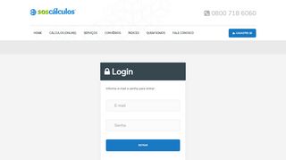 
                            3. Login - SOS Cálculos