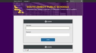 
                            10. Login - South Amboy Public Schools