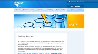 
                            1. Login | South Australian Science Teachers Association