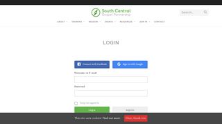 
                            9. Login | South Central Gospel Partnership