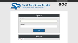 
                            12. Login - South Park School District