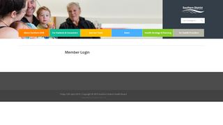 
                            3. Login - Southern District Health Board | Member Login