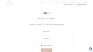 
                            6. Login - Space and Rock