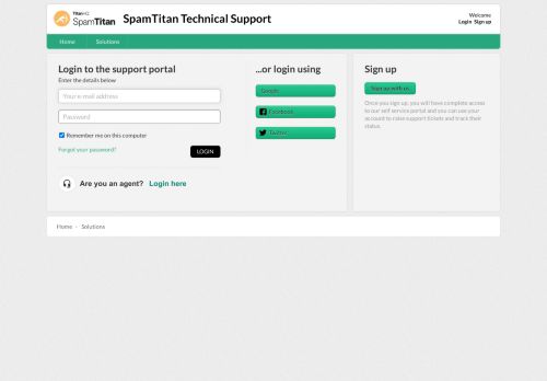 
                            3. Login - SpamTitan's support