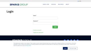 
                            7. Login | Sparks Group