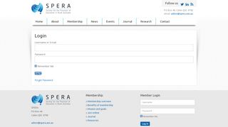 
                            1. Login - SPERA