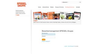 
                            10. Login - SPIEGEL-Gruppe