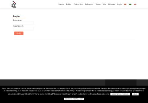 
                            1. Login | Sport Solution A/S