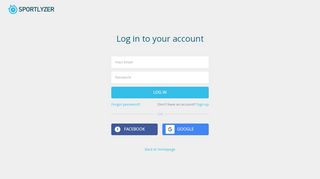 
                            2. Login | Sportlyzer