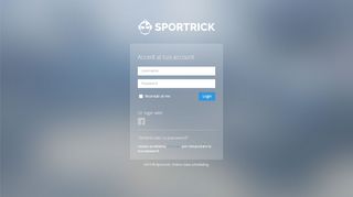 
                            1. Login - Sportrick SocialBooking