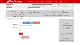 
                            2. Login - sportsplanner.com