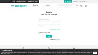 
                            5. Login - Spreadshirt