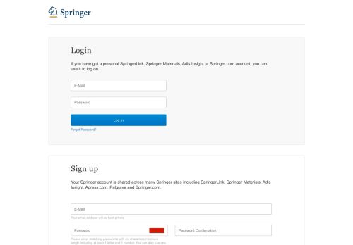 
                            3. Login - Springer Log In and Registration