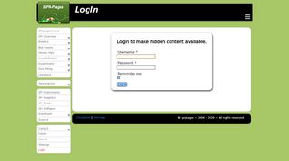 
                            10. LogIn - SPRpages home