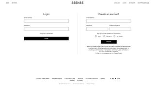 
                            1. Login | SSENSE