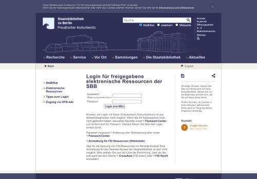 
                            1. Login | Staatsbibliothek zu Berlin