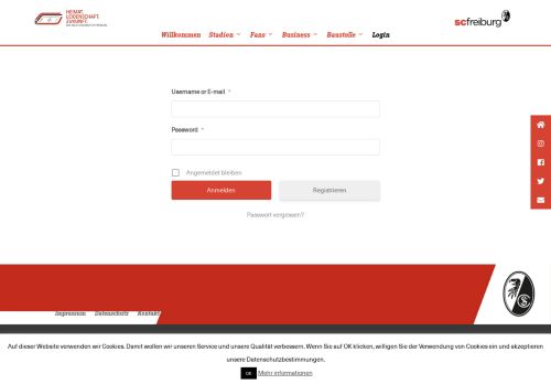 
                            7. Login | Stadion Sport Club Freiburg e.V.