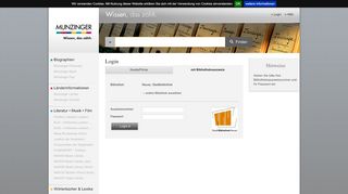 
                            9. Login Stadtbibliothek Neuss - Munzinger Online