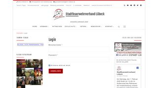 
                            12. Login – Stadtfeuerwehrverband Lübeck