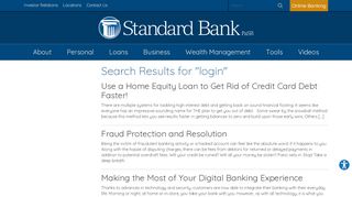 
                            3. login « Standard Bank