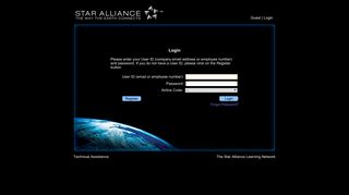 
                            1. Login - Star Alliance