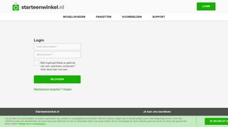 
                            1. Login - Starteenwinkel.nl