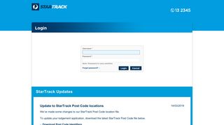 
                            1. Login - StarTrack