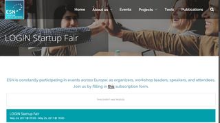 
                            11. LOGIN Startup Fair – European Startup Network