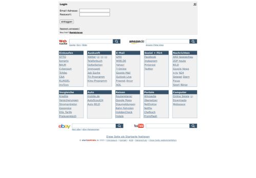 
                            12. Login - startzentrale.de - die Startseite ins Internet